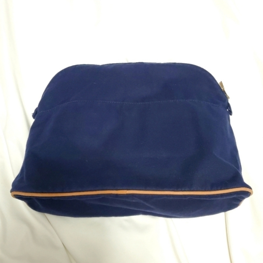 HERMES GM Bolide Zippy Canvas pouch bag
